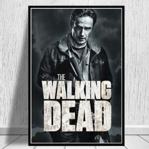 Affiche en toile The Walking Dead,mpression murale Poster pour salon chambre ¿¿ coucher d¿¿cor sans cadre(70*90cm)