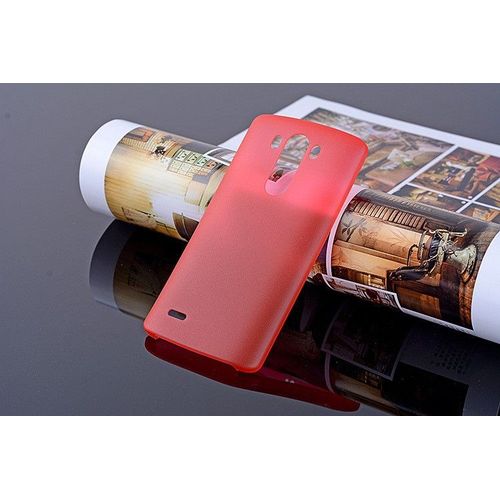 Coque Rouge Lg G3 Transparent Fine 0.3 Mm Etui Housse Bumper Fivediscount 