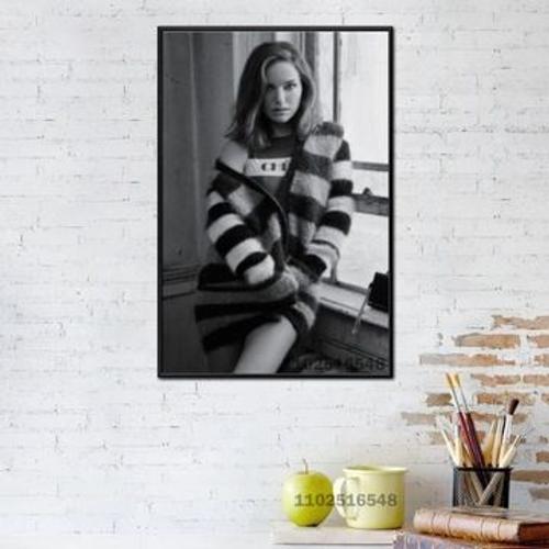 Natalie Portman ¿C affiche de peinture sur toile,mpression murale Poster pour salon chambre ¿¿ coucher d¿¿cor sans cadre(100*150cm)