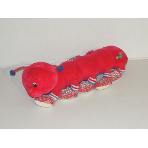 Mille Pattes Peluche Chenille Rouge Lumineuse Familipattes Lansey