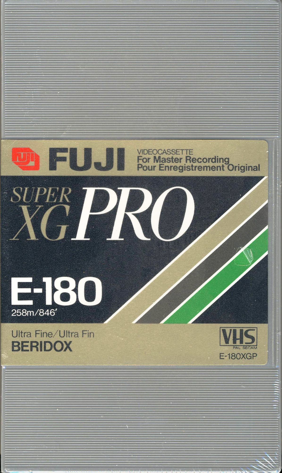 CASSETTE VIDEO MASTER VHS PRO FUJI SXG E-180