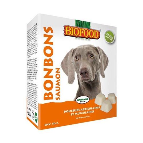 Biofood Bonbon Graisse De Mouton Mini 40p./Saumon