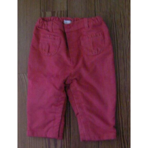 Pantalon Velours Obaïbi - Taille 12 Mois