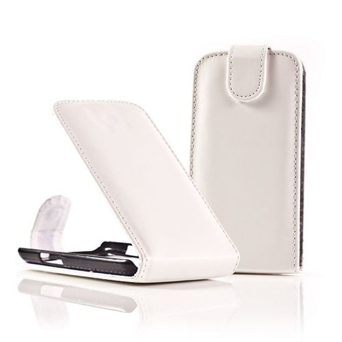 Etui A Clapet Fit Pour Htc One M7 Blanc