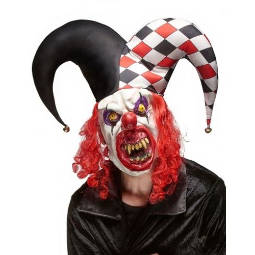 Masque Latex Joker Terrifiant Adulte Halloween,