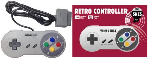 Manette Super Nintendo SNES (couleurs Europe) - Freaks and Geeks