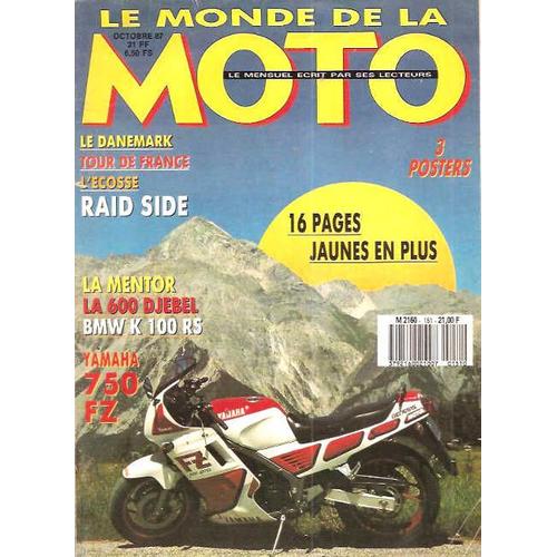 Le Monde De La Moto 151 Bmw R25/2 K100 Rs Guzzi 1000 G5  Suzuki 600 Djebel & Gsx 400 F Yamaha 750fz