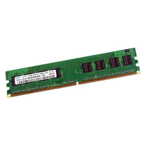 Ram Barrette Mémoire SAMSUNG 512Mo DDR2 PC2-6400U 800Mhz M378T6553EZS-CF7 CL6