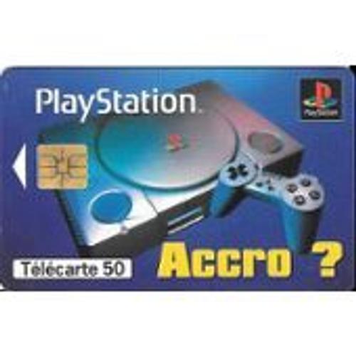 Télécarte Playstation Accro ? 