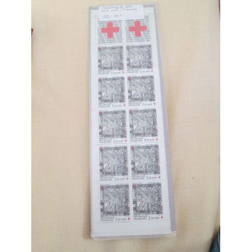 Carnet De Timbres De La Croix Rouge 1986