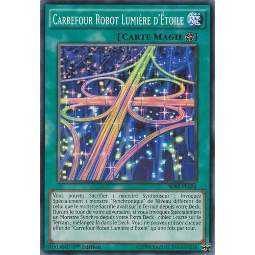 Sdse-Fr026 - Carrefour Robot Lumiere D'etoile - Yu Gi Oh! - Français - Commune - C