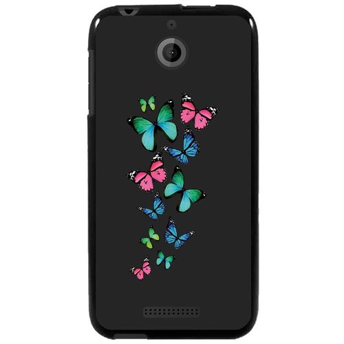 Coque Souple Pour Htc Desire 510 Avec Impression Motifs Papillons Colorés