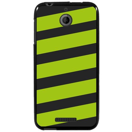 Coque Souple Pour Htc Desire 510 Avec Impression Motifs Bandes Vertes