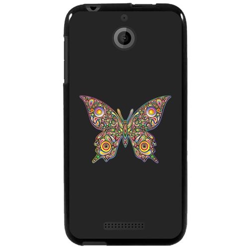 Coque Souple Pour Htc Desire 510 Avec Impression Motifs Papillon Psychédélique