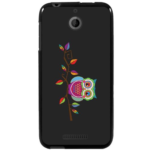 Coque Souple Pour Htc Desire 510 Avec Impression Motifs Chouette Sur Une Branche