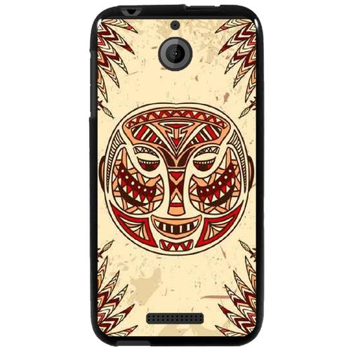 Coque Souple Pour Htc Desire 510 Avec Impression Motifs Masque Africain