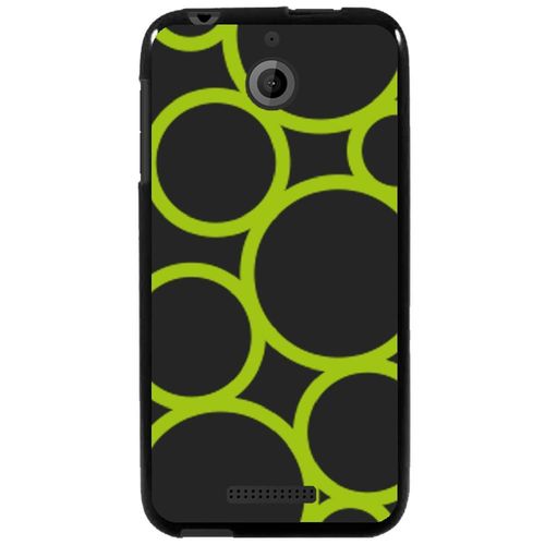 Coque Souple Pour Htc Desire 510 Avec Impression Motifs Ronds Verts