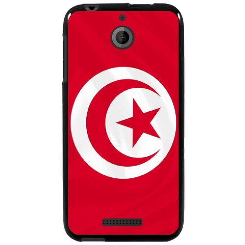 Coque Souple Pour Htc Desire 510 Avec Impression Motifs Drapeau De La Tunisie