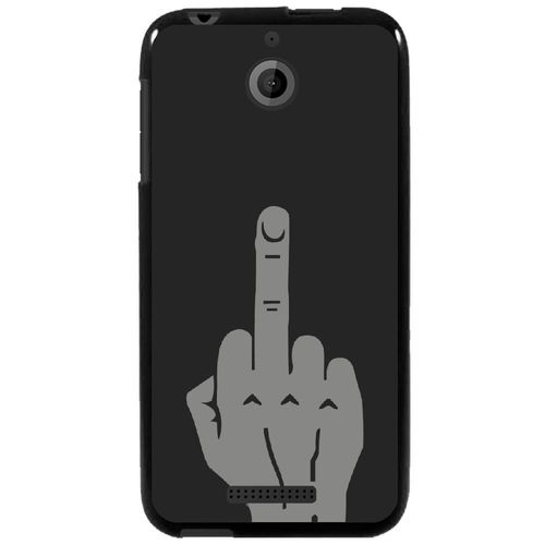 Coque Souple Pour Htc Desire 510 Avec Impression Motifs Doigt D'honneur