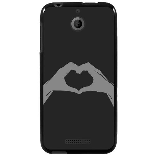 Coque Souple Pour Htc Desire 510 Avec Impression Motifs Mains En Forme De Coeur