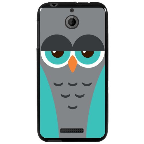Coque Souple Pour Htc Desire 510 Avec Impression Motifs Chouette Endormie Bleue
