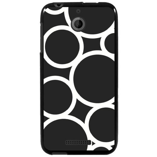 Coque Souple Pour Htc Desire 510 Avec Impression Motifs Ronds Blancs