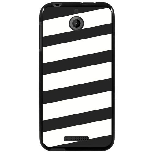 Coque Souple Pour Htc Desire 510 Avec Impression Motifs Bandes Blanches
