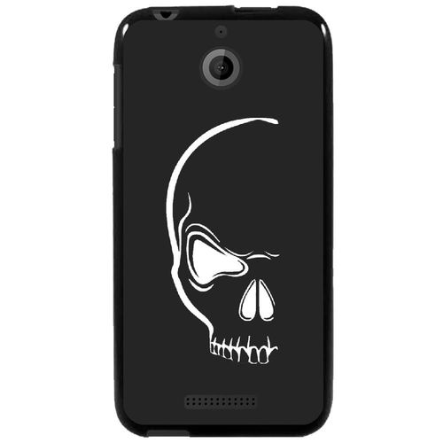 Coque Souple Pour Htc Desire 510 Avec Impression Motifs Crâne Blanc