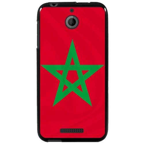 Coque Souple Pour Htc Desire 510 Avec Impression Motifs Drapeau Du Maroc