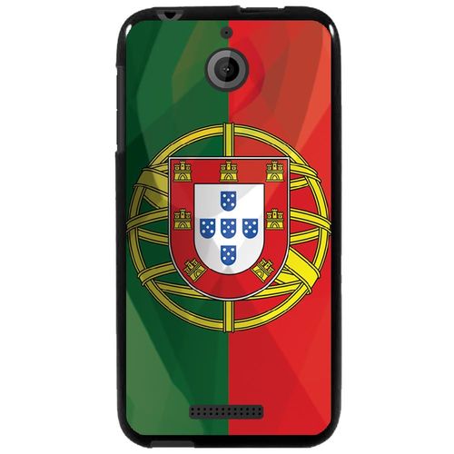 Coque Souple Pour Htc Desire 510 Avec Impression Motifs Drapeau Du Portugal