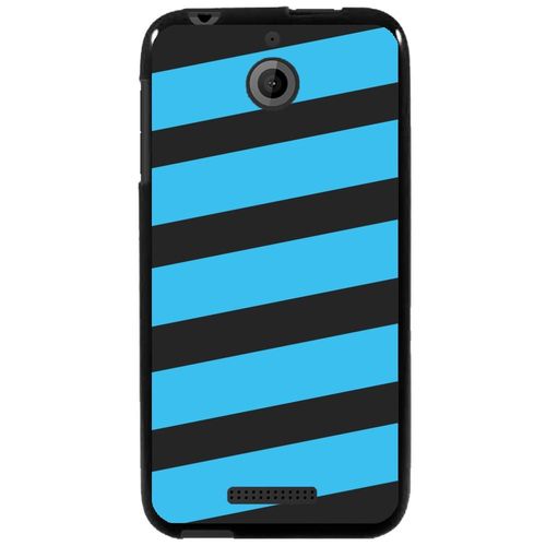 Coque Souple Pour Htc Desire 510 Avec Impression Motifs Bandes Bleues