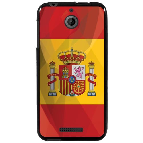 Coque Souple Pour Htc Desire 510 Avec Impression Motifs Drapeau De L'espagne