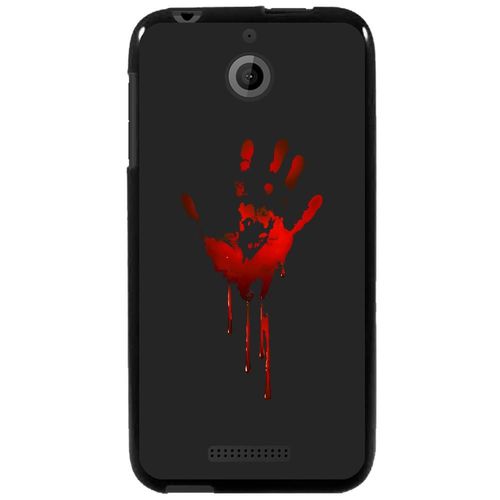 Coque Souple Pour Htc Desire 510 Avec Impression Motifs Main Ensanglantée