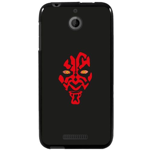 Coque Souple Pour Htc Desire 510 Avec Impression Motifs Dark Rouge