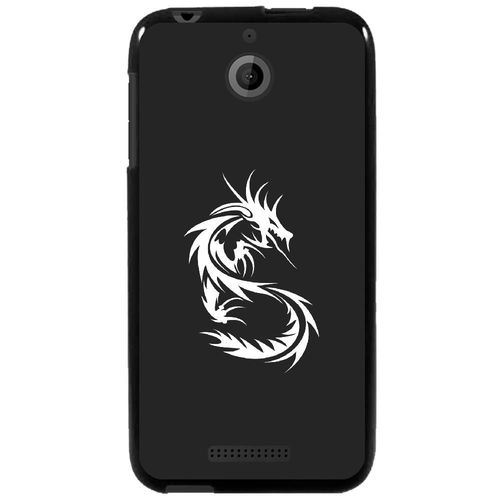 Coque Souple Pour Htc Desire 510 Avec Impression Motifs Dragon Tribal