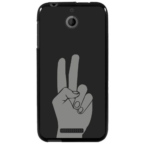 Coque Souple Pour Htc Desire 510 Avec Impression Motifs Main Peace And Love