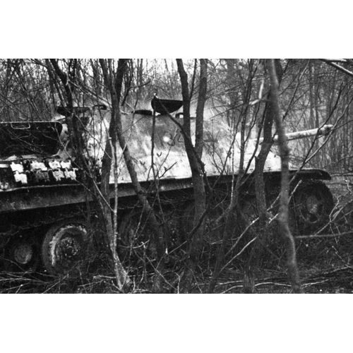 Ww2 - Jagpanther Allemand Détruit Par Le 1er Rcp Dans Les Vosges - Hiver 44/45