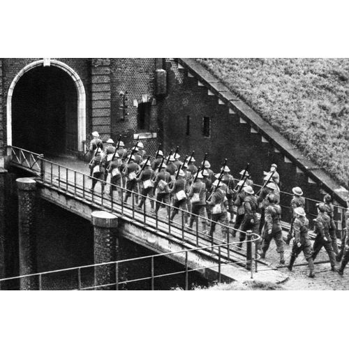 Ww2 - Une Section Britannique Entre Dans La Ligne Maginot En 1939