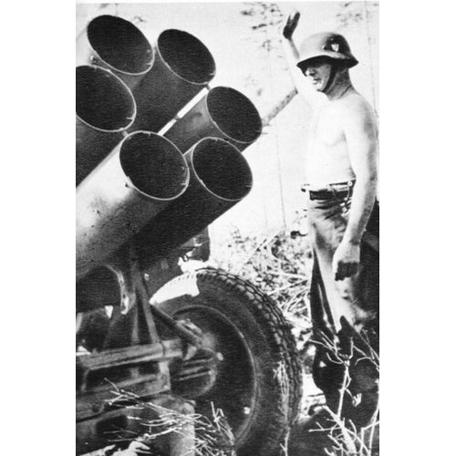 Ww2 - Lance-Roquettes Allemand Nebelwerfer - 6 Tubes De 150 Mm