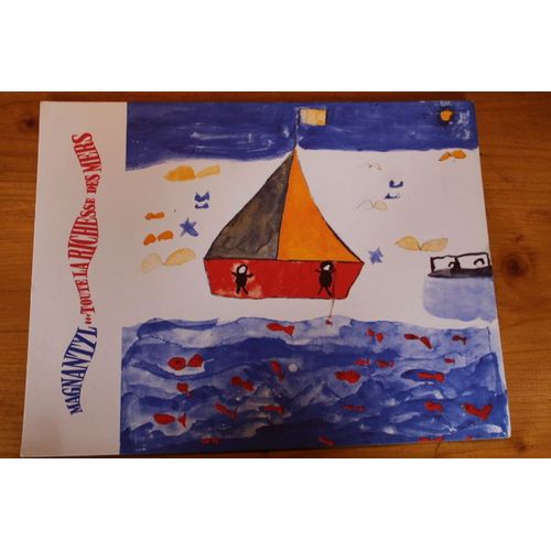 Dessin De L'enfant Marie Christine L 6 Ans Année Scolaire 1963-1964  École Cours Préparatoire B Toulouse - Publicité Pharmaceutique Ancienne N° 10 Pour Magnantyl - 2257