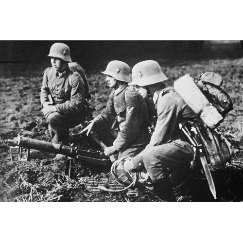 Ww2 - Mitrailleurs Allemands En Position