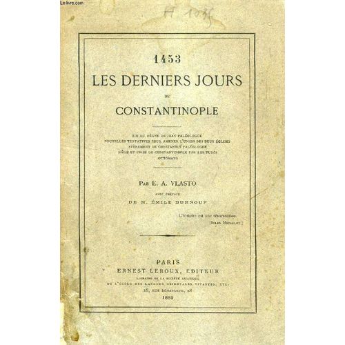 1453 Les Derniers Jours De Constantinople