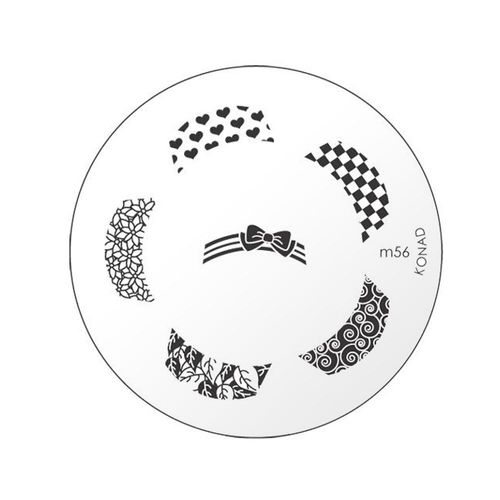 Plaque Konad - M56 - Stamping Nail Art 