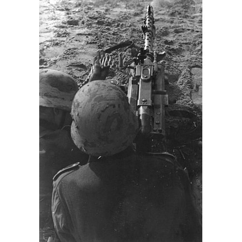 Ww2 - Mitrailleuse Mg 34 Allemande En Batterie