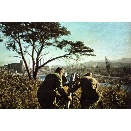 Ww2 - Mortier Allemand À Marseille Fin Novembre 1942