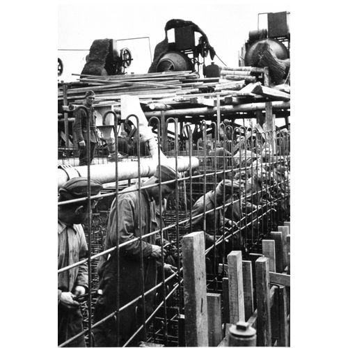 Ww2 - Construction D'un Gros Ouvrage Du Mur De L'atlantique