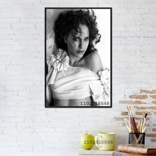 Natalie Portman ¿C affiche de peinture sur toile,mpression murale Poster pour salon chambre ¿¿ coucher d¿¿cor sans cadre(70*90cm)