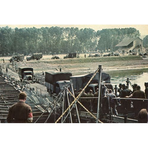 Ww2 - Pont Provisoire Allemand À Senlis En 1940