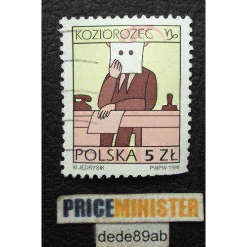 Pologne.. Polska 5 Zloty . Koziorozec . Oblitéré Used Stamp .