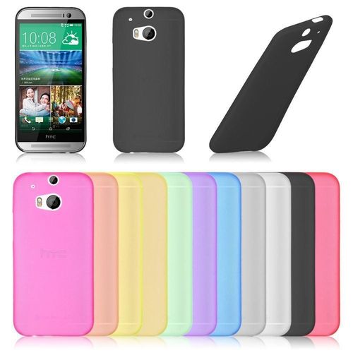 Lot 6 Coques Htc One M8 Transparent Fine 0.3 Mm Fine Etui Housse Bumper 